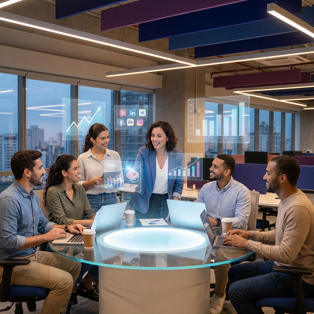 Digital marketing team